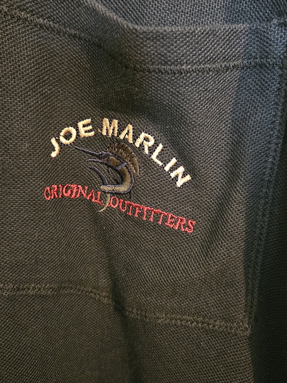 Joe Marlin Black Polo Shirt - Original Outfitters 2XL #4074